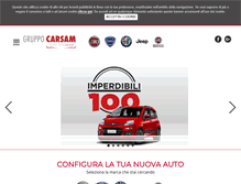 Tablet Screenshot of gruppocarsam.it